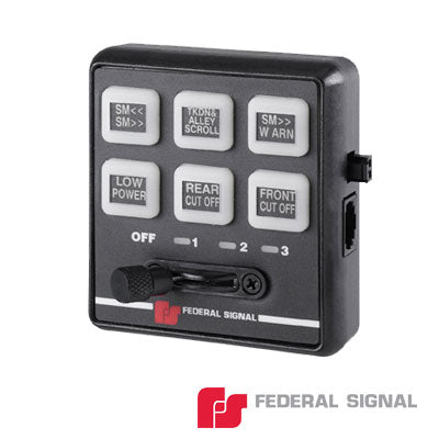 FEDERAL SIGNAL - Controlador serial de 6 botones para barras de luces