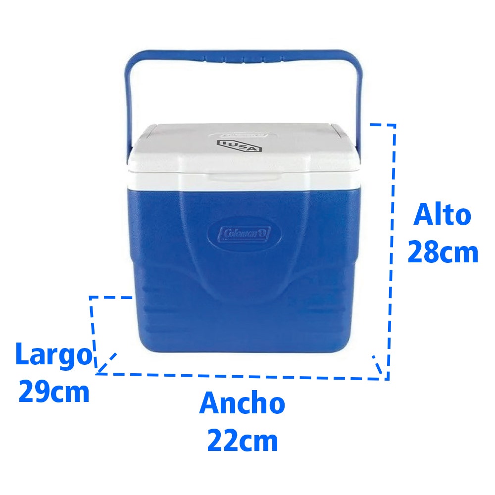 IUSA - Hielera IUSA de 9 qt, 8.5 l, color azul