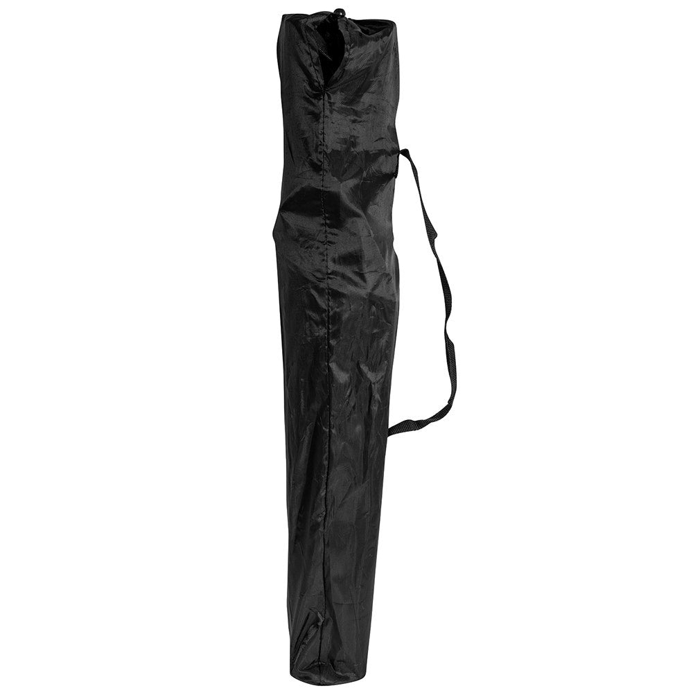 IUSA - Silla portátil plegable con portavasos color negro IUSA