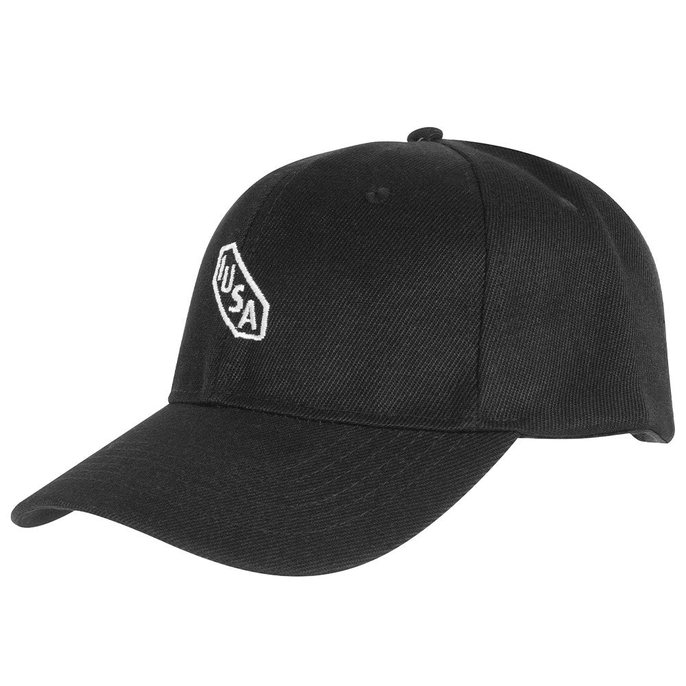 IUSA - Gorra de tela iusa con broche de velcro negro