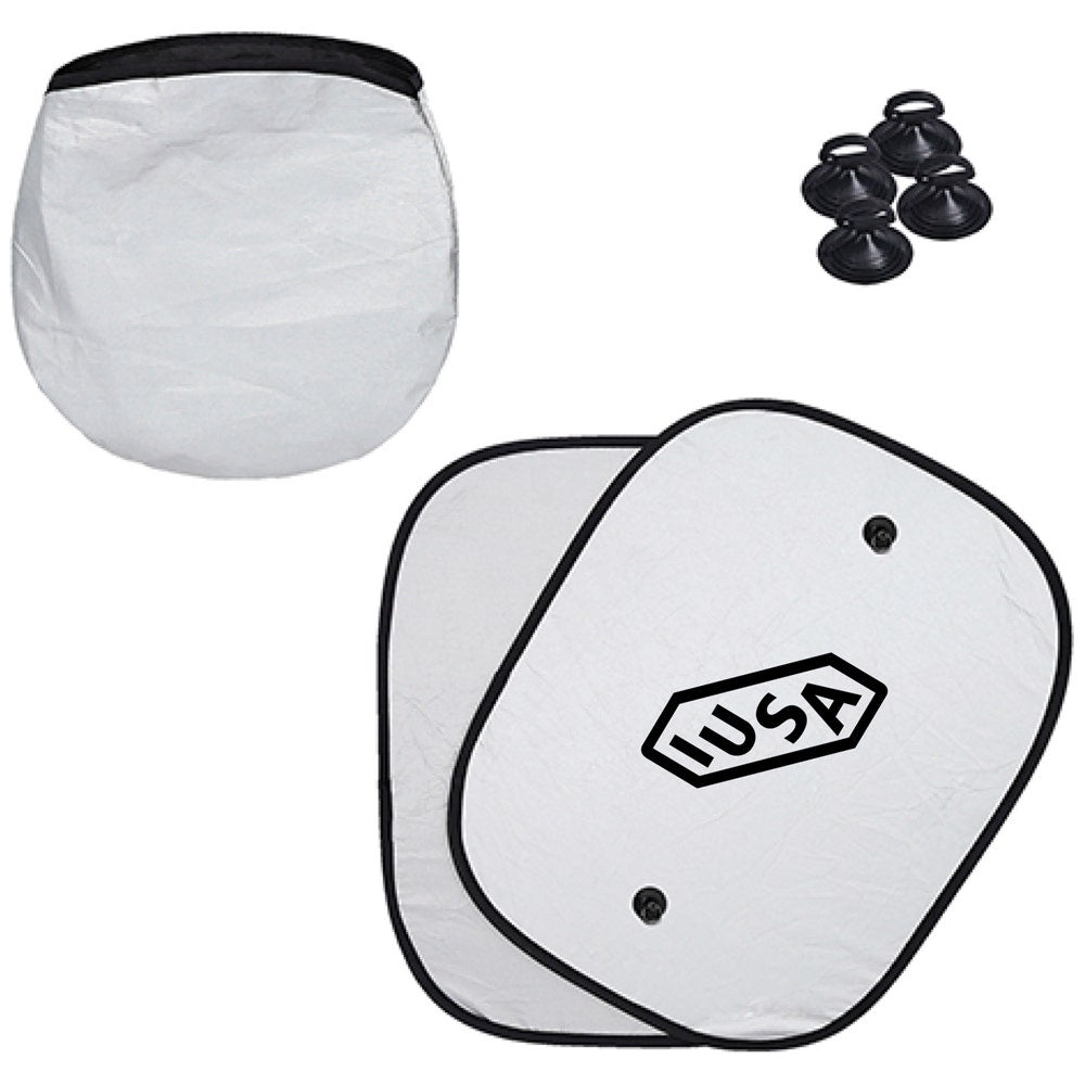 IUSA - Juego de parasol iusa para ventanas laterales de auto