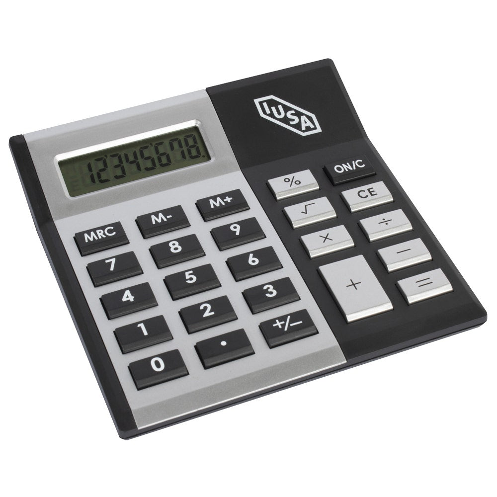 IUSA - Calculadora de escritorio iusa color gris con negro