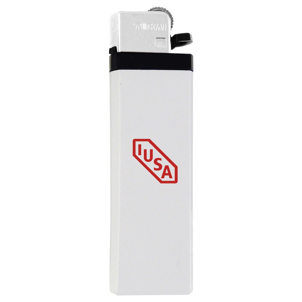 IUSA - Encendedor desechable regular blanco iusa