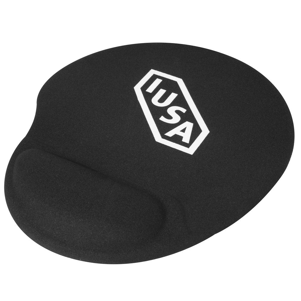 IUSA - Mousepad ergonómico negro IUSA