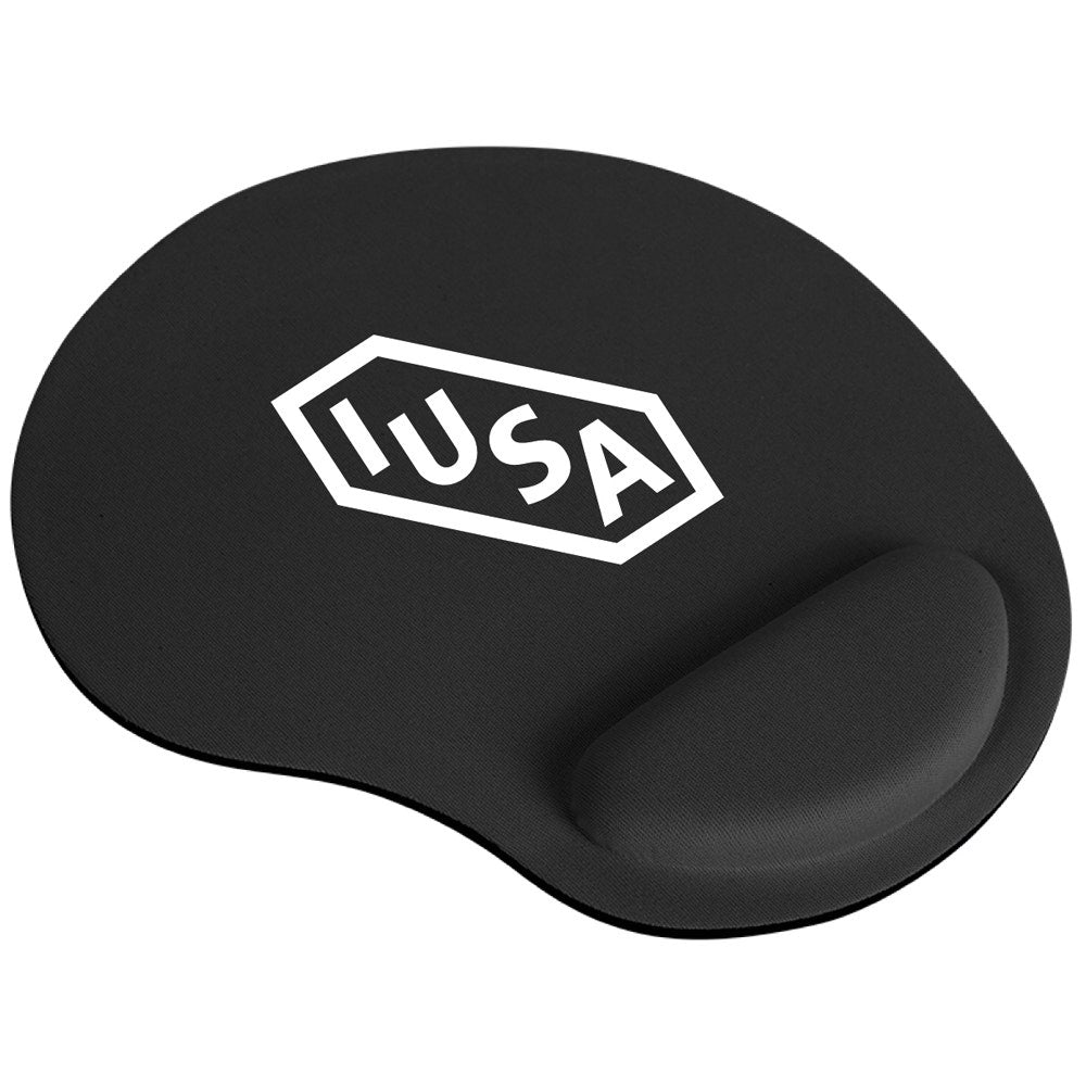 IUSA - Mousepad ergonómico negro IUSA
