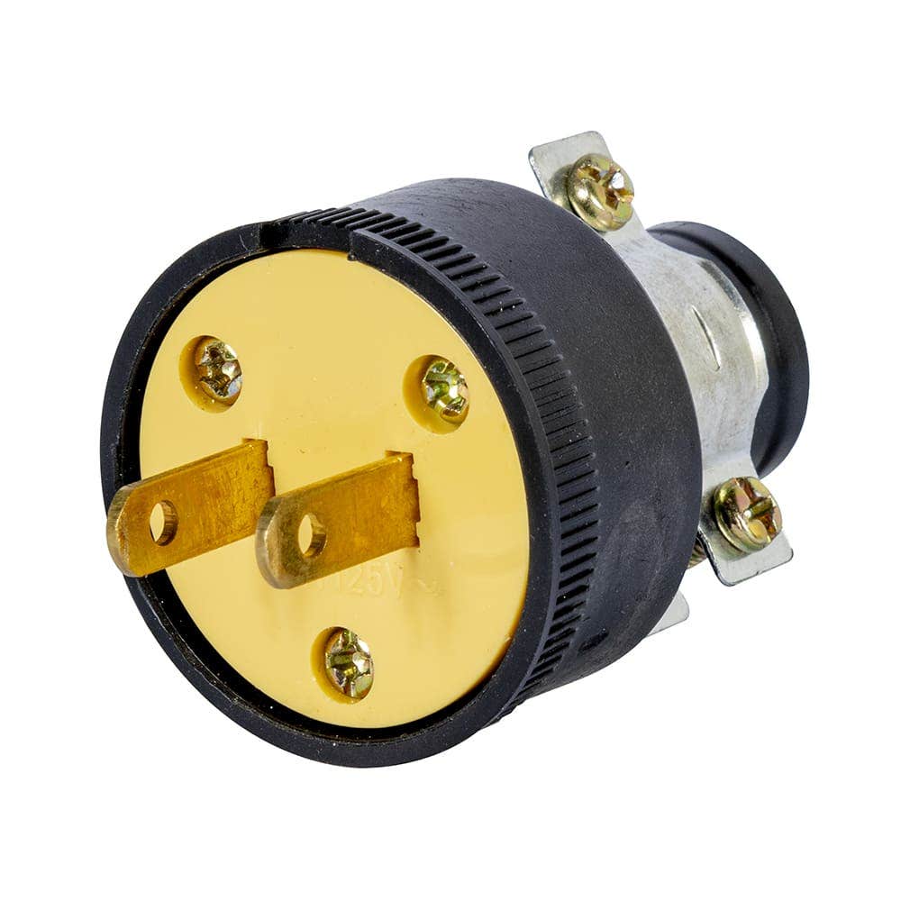 IUSA - Clavija reforzada sencilla 15 a 125 v iusa