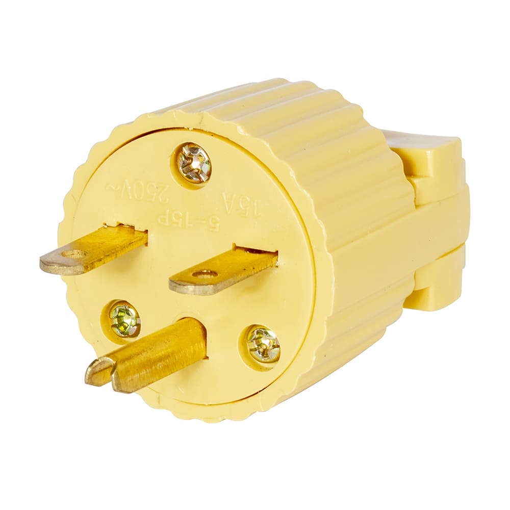IUSA - Clavija plástica cara de chino, 15 a, 250 v, IUSA