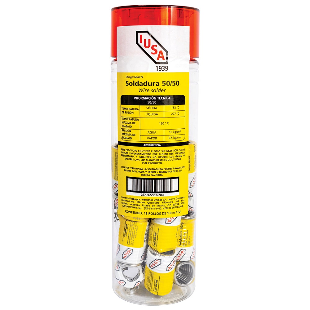 IUSA - Soldadura blanda 50/50 IUSA