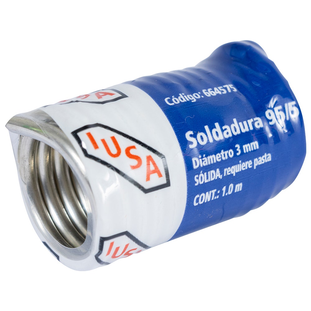 IUSA - Soldadura 95/5 IUSA en blister