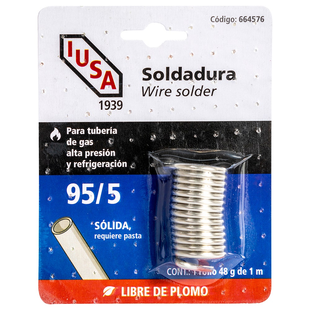 IUSA - Soldadura wire solder 95/5 IUSA