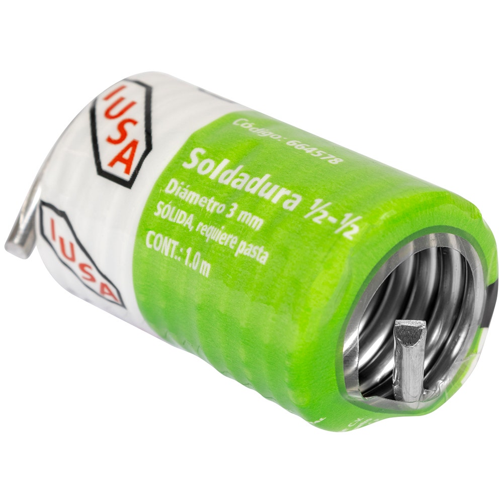 IUSA - Soldadura ½ x ½ iusa