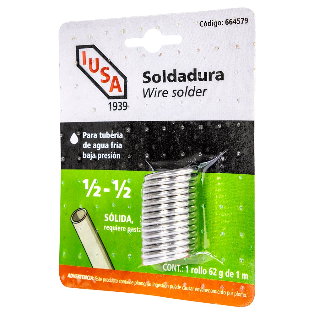 IUSA - Soldadura wire solder ½ x ½ IUSA