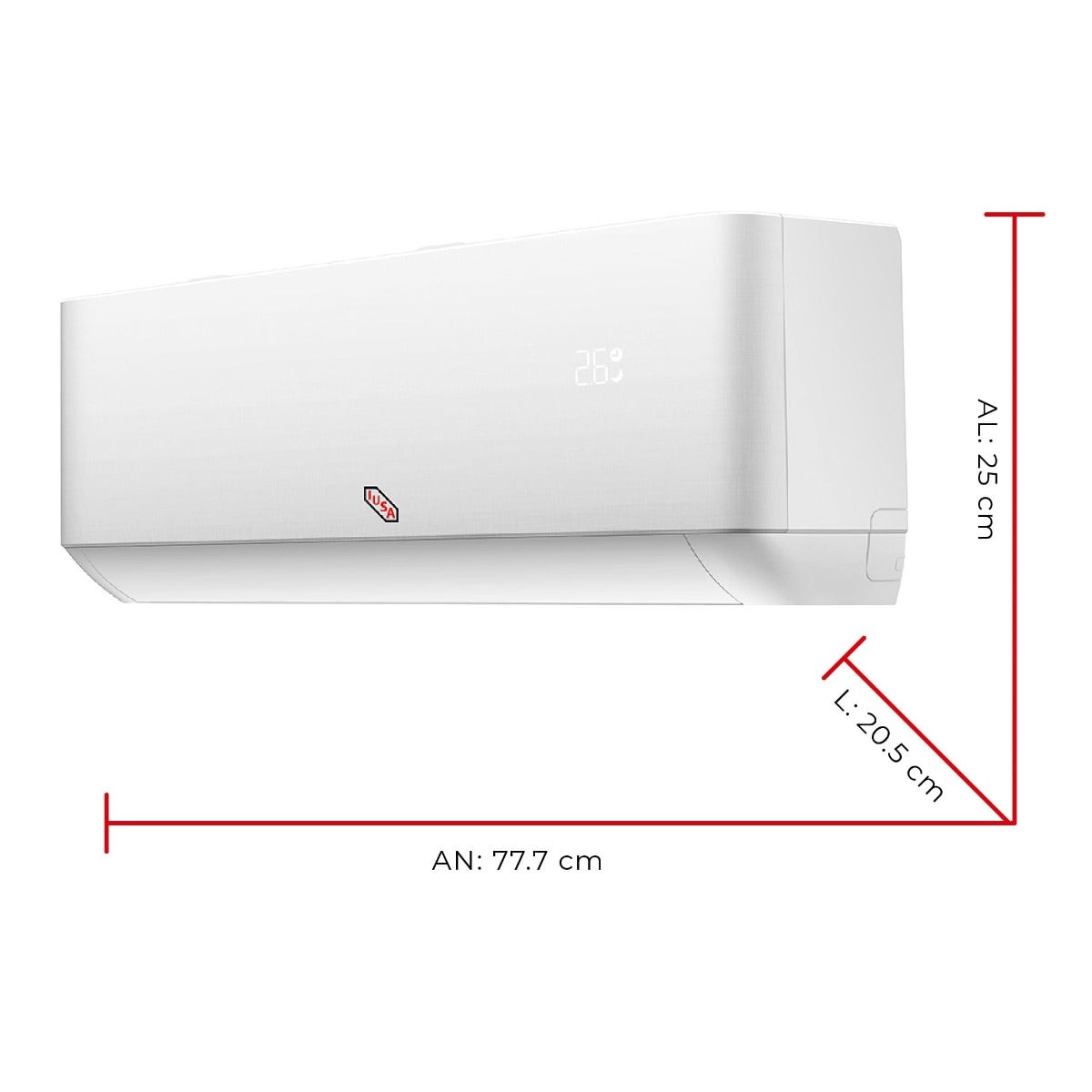 IUSA - Evaporador Minisplit Frío y Calor 12,000 BTU/h 220V 11.5 SEER Primo IUSA