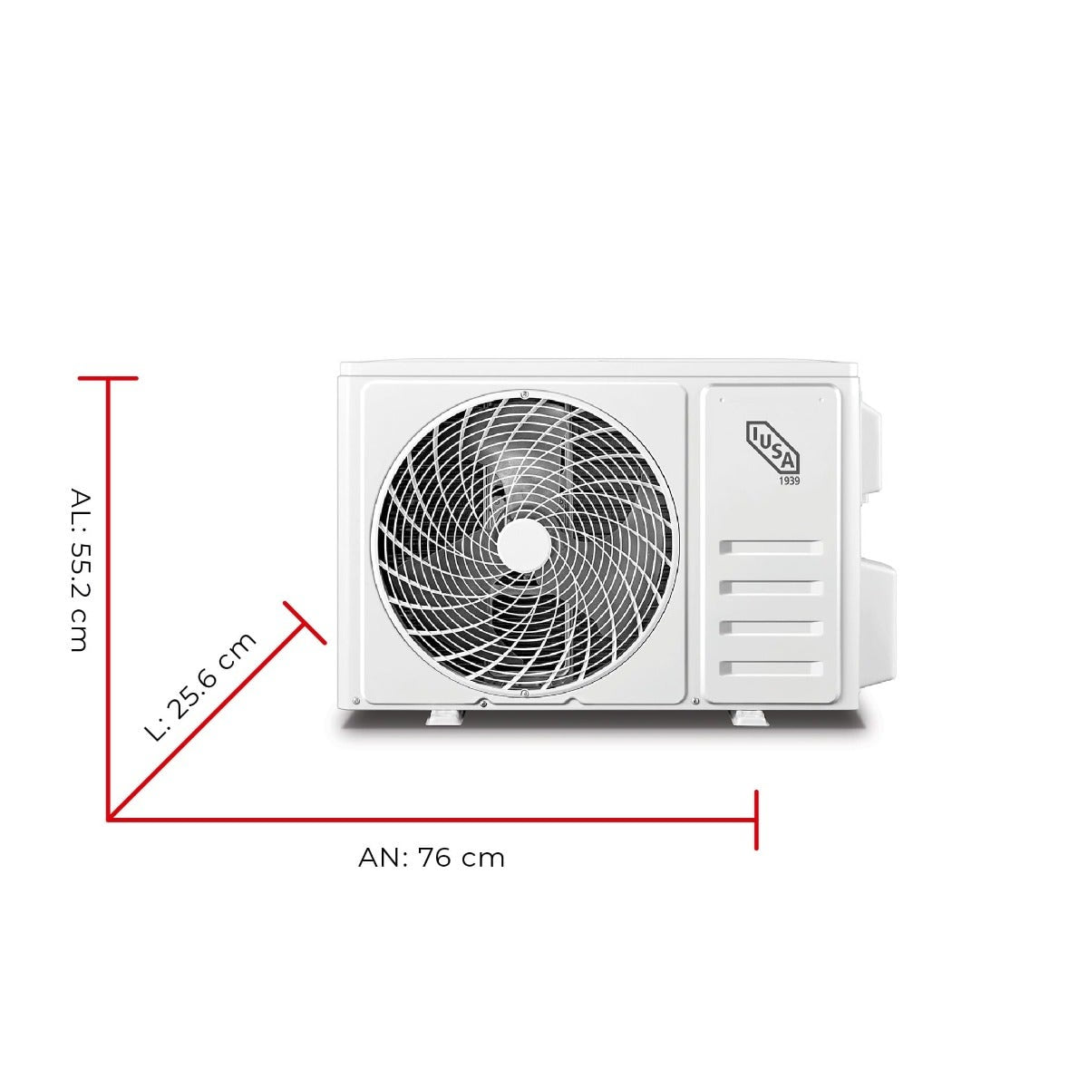 IUSA - Condensador Minisplit Frío y Calor 18,000 BTU 220V Primo IUSA