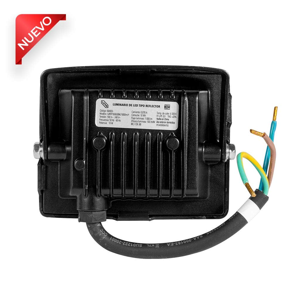 IUSA - Reflector LED Ultra Delgado, IUSA, 10 W, 6,500 K