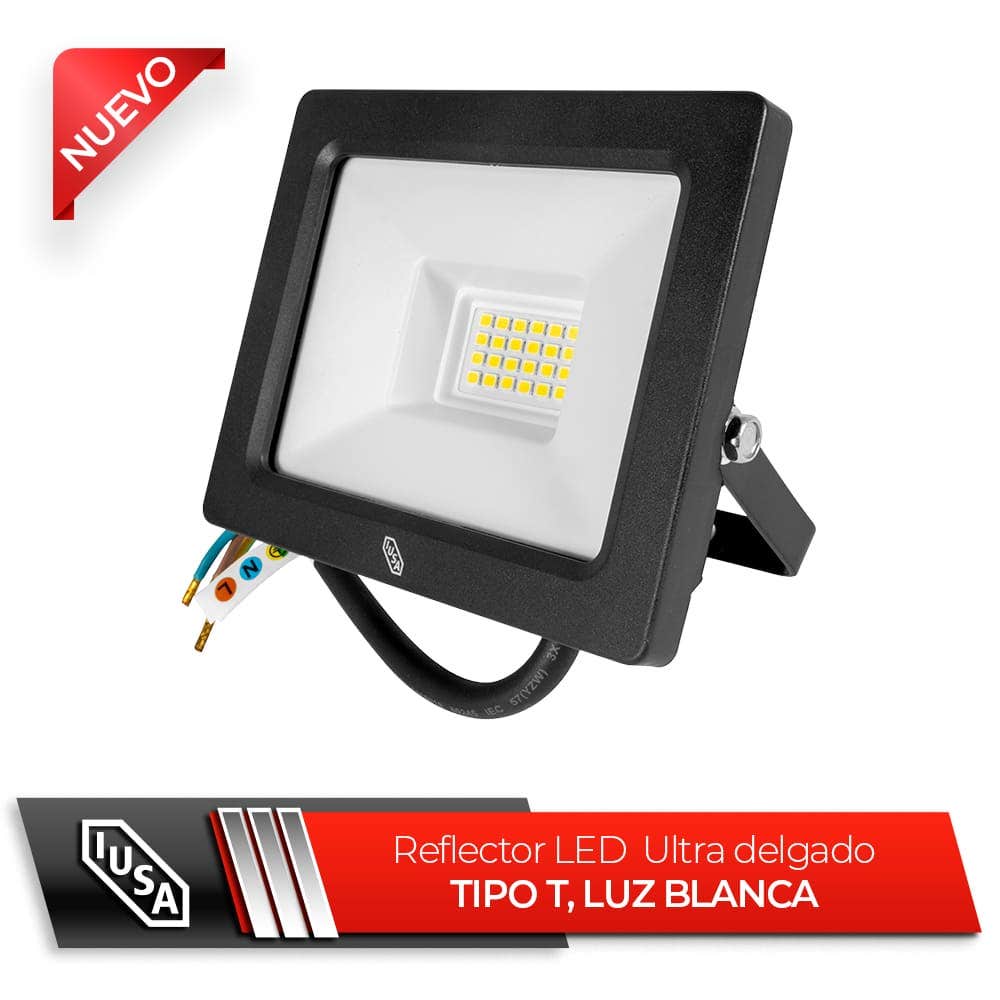 IUSA - Reflector LED Ultra Delgado, IUSA, 20 W, 6,500 K