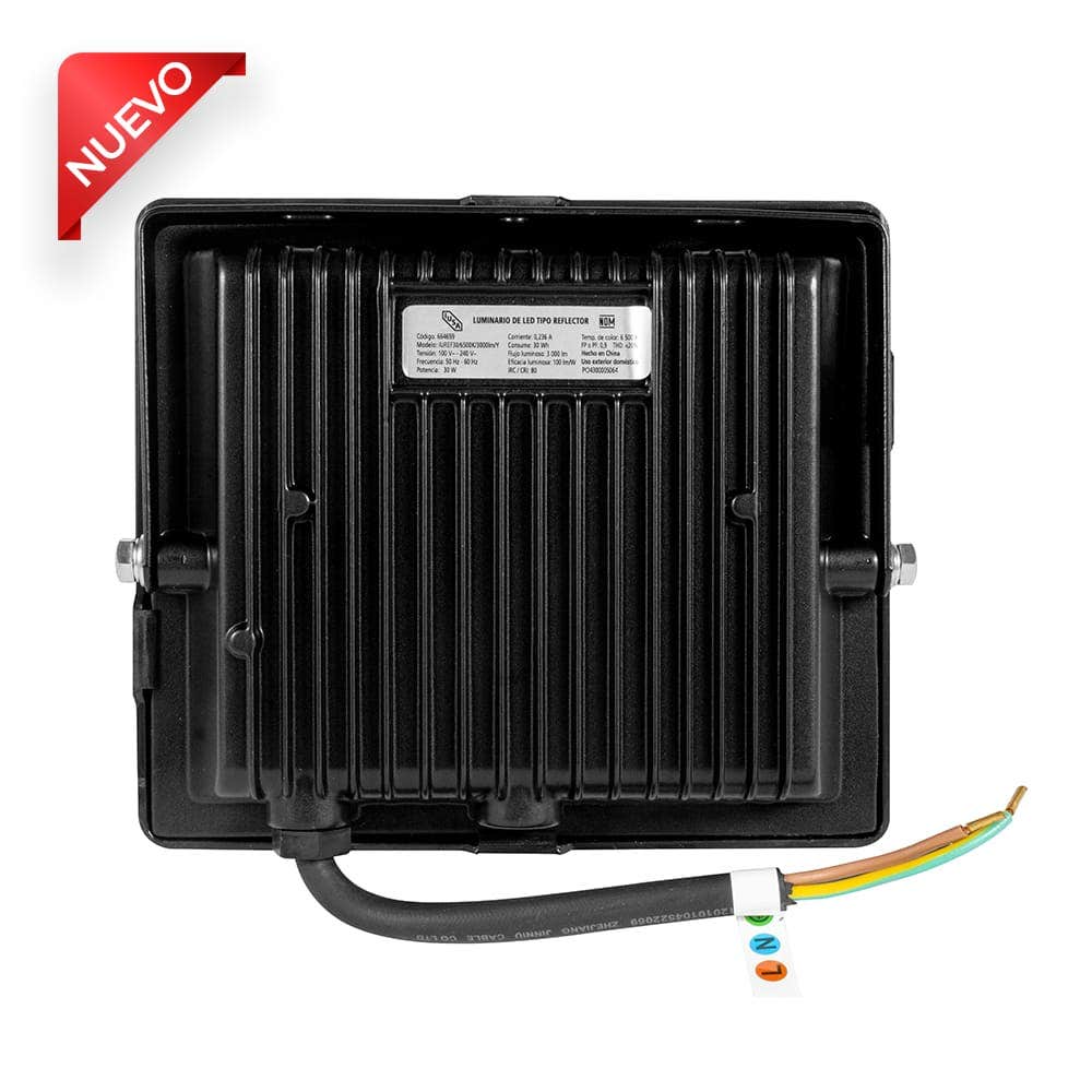 IUSA - Foco LED tipo T blanca 28 W, 2700 lm, IUSA