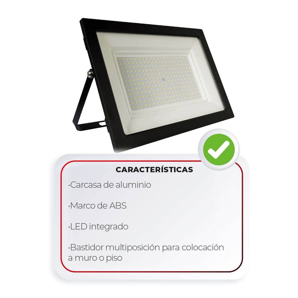 IUSA - Reflector led ultra delgado iusa 200 w 6,500 k