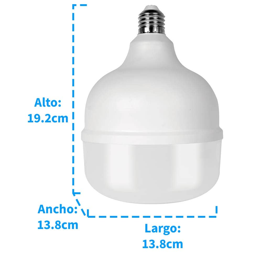 IUSA - Foco LED tipo T blanca, 48 W, 4500 lm, IUSA
