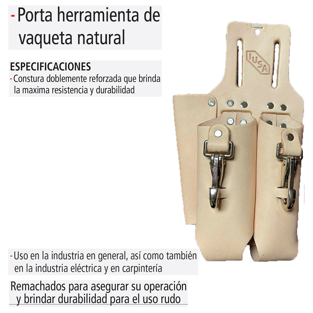 IUSA - Porta Herramientas de Cuero, IUSA