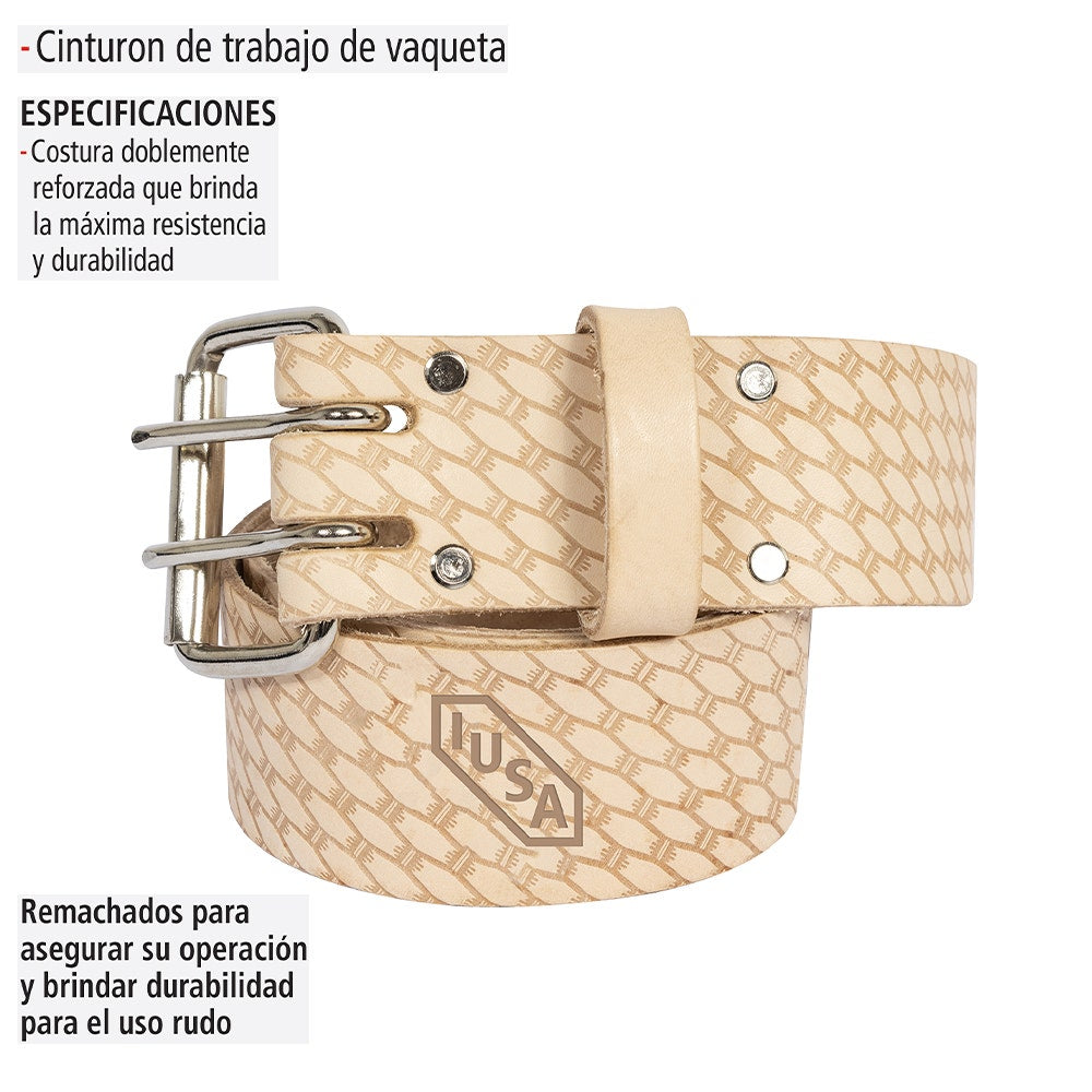 IUSA - Cinturón de Trabajo, IUSA, de Cuero