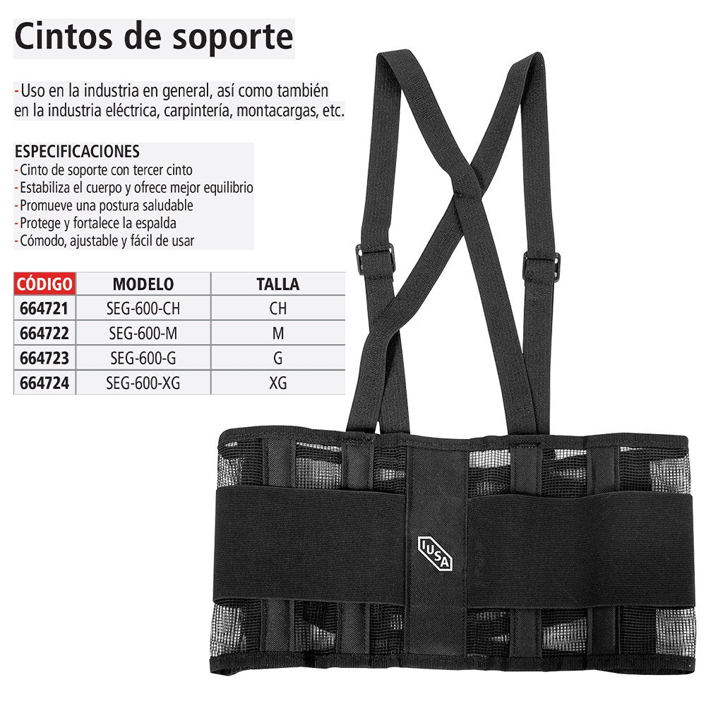 IUSA - Cinto de Soporte, IUSA G
