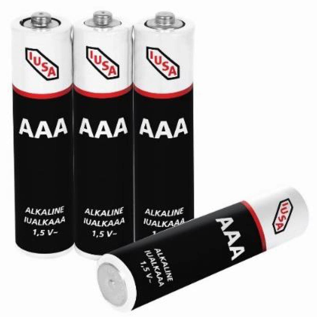 IUSA - Pilas alcalinas aaa iusa 4 piezas
