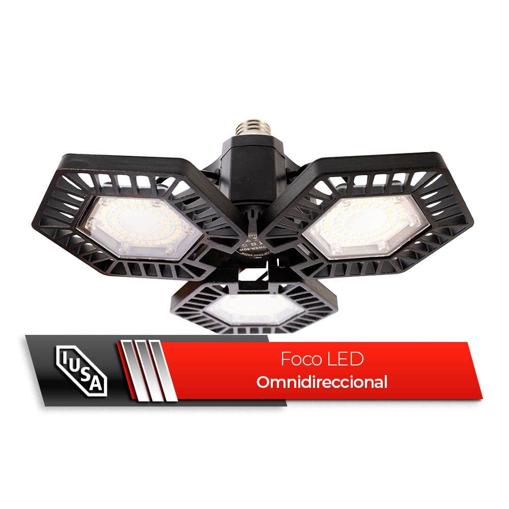 IUSA - Foco LED Omnidireccional Garage 80 W, IUSA