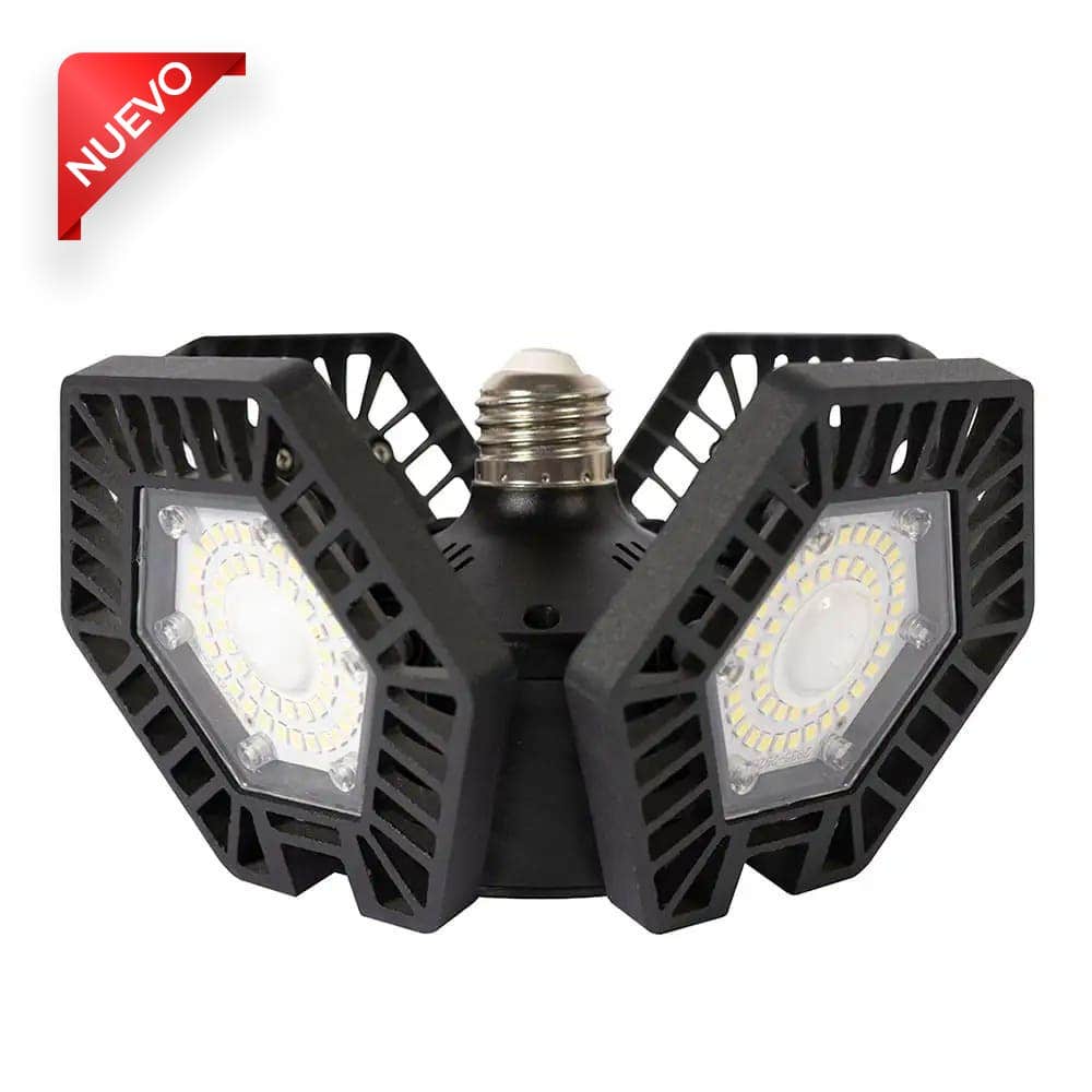 IUSA - Foco LED Omnidireccional Garage 80 W, IUSA).