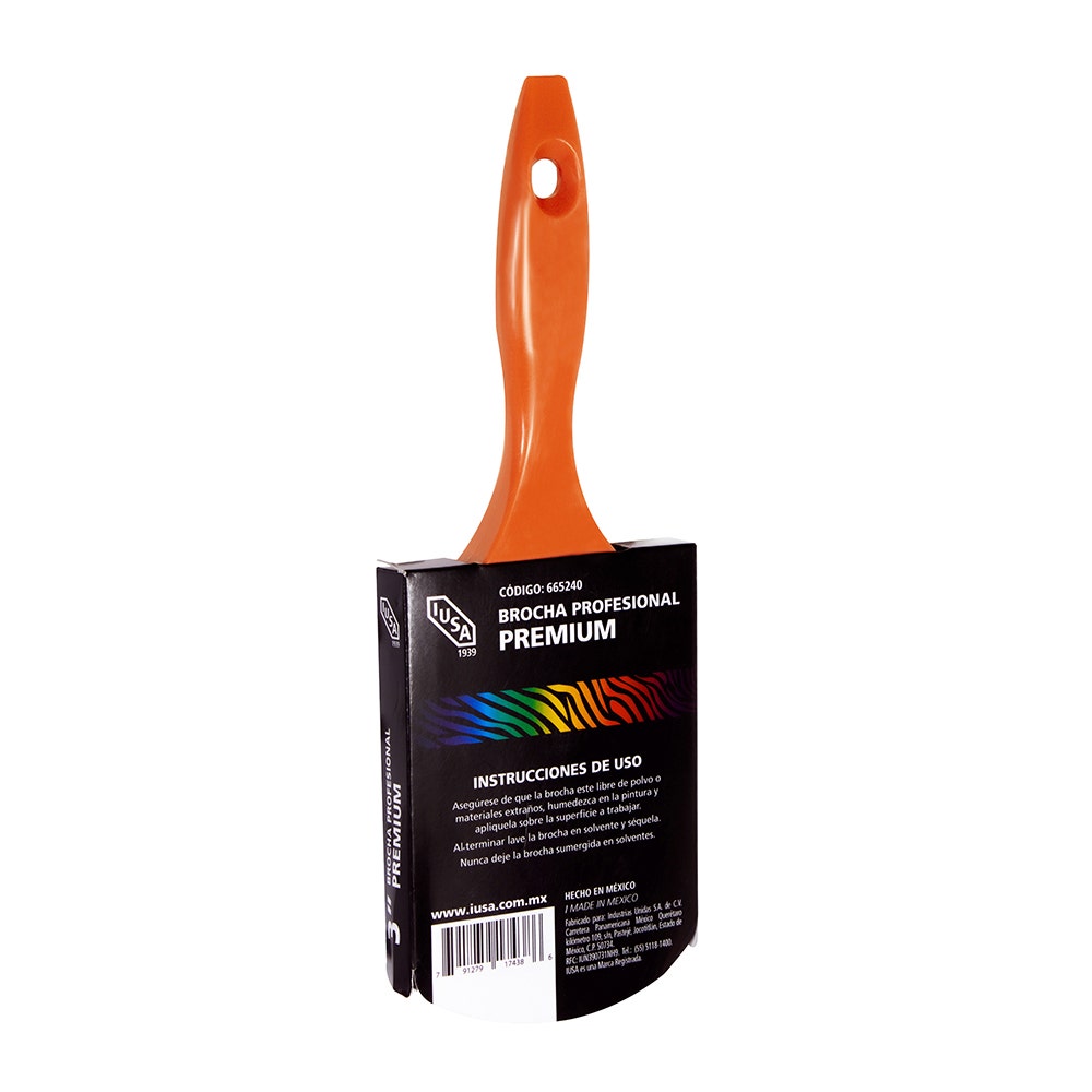 IUSA - Brocha Profesional Premium, 3", IUSA