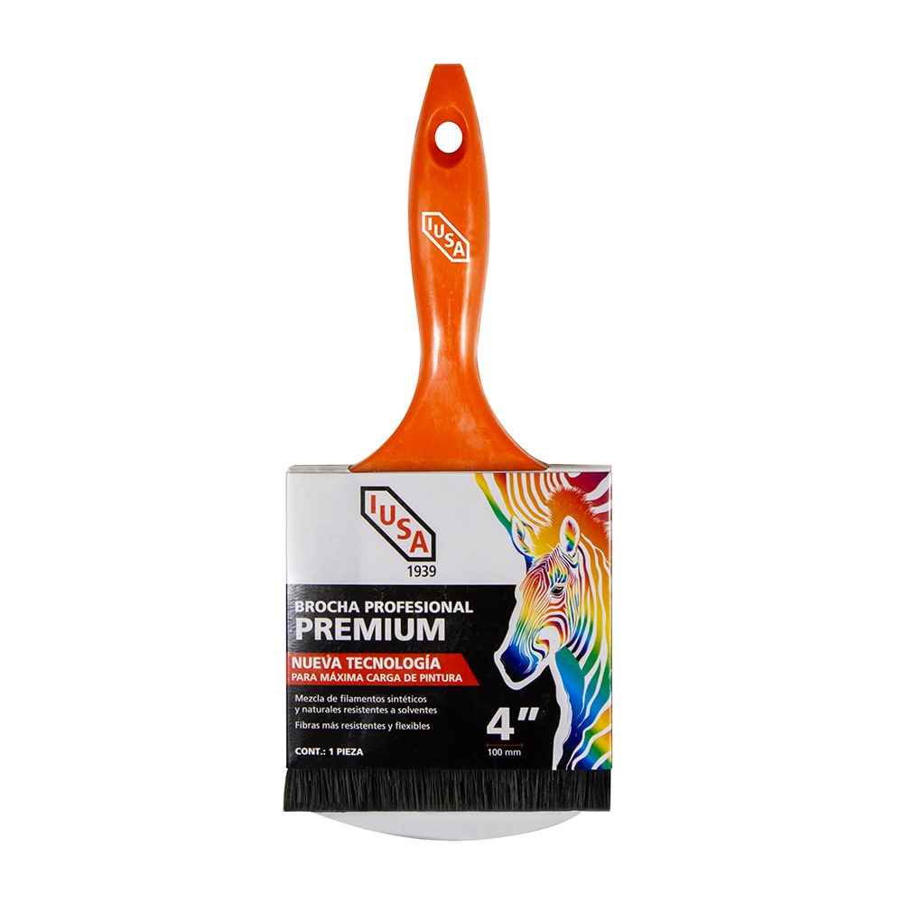 IUSA - Brocha Profesional Premium, 4", IUSA