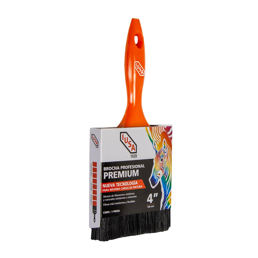 IUSA - Brocha Profesional Premium, 4", IUSA