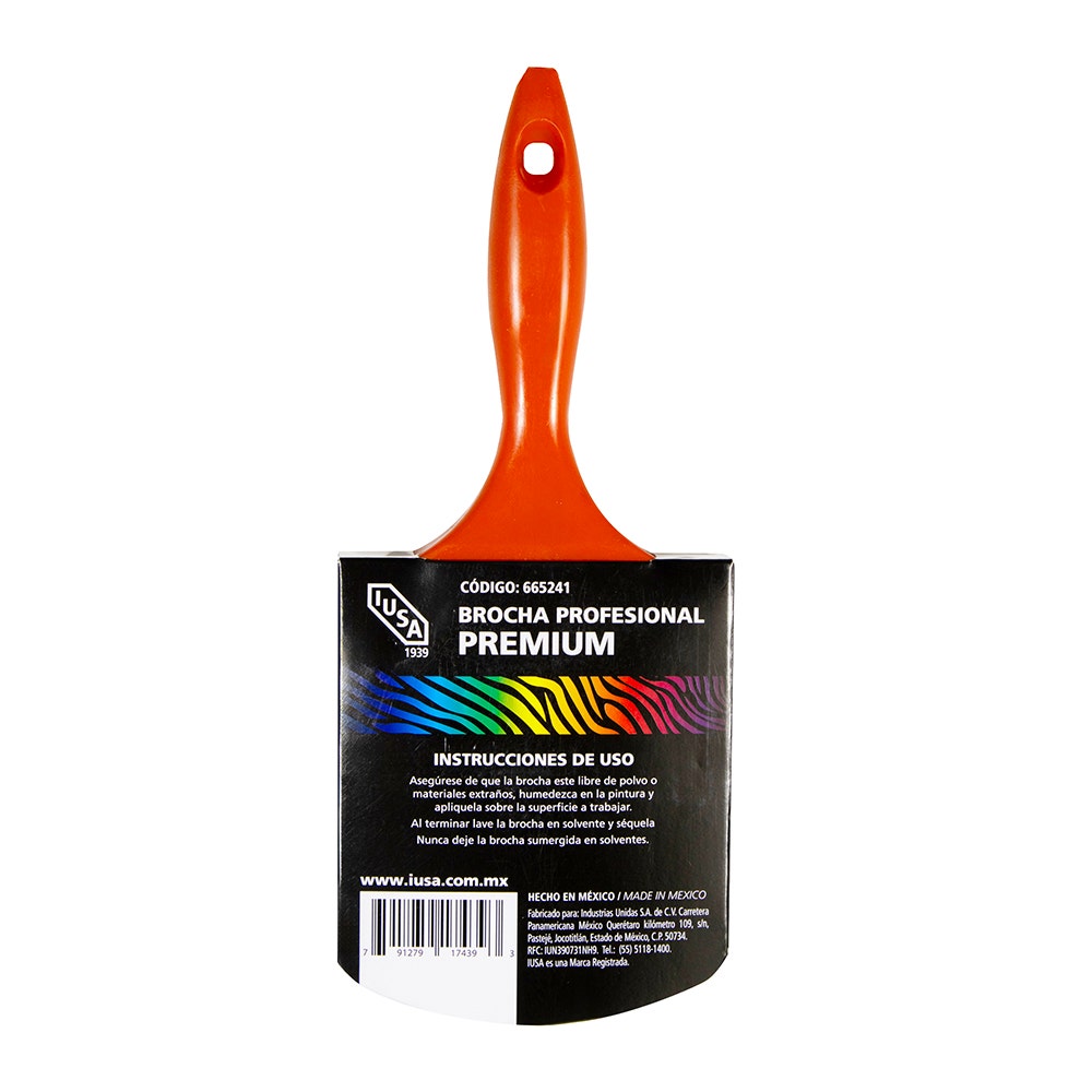 IUSA - Brocha Profesional Premium, 4", IUSA