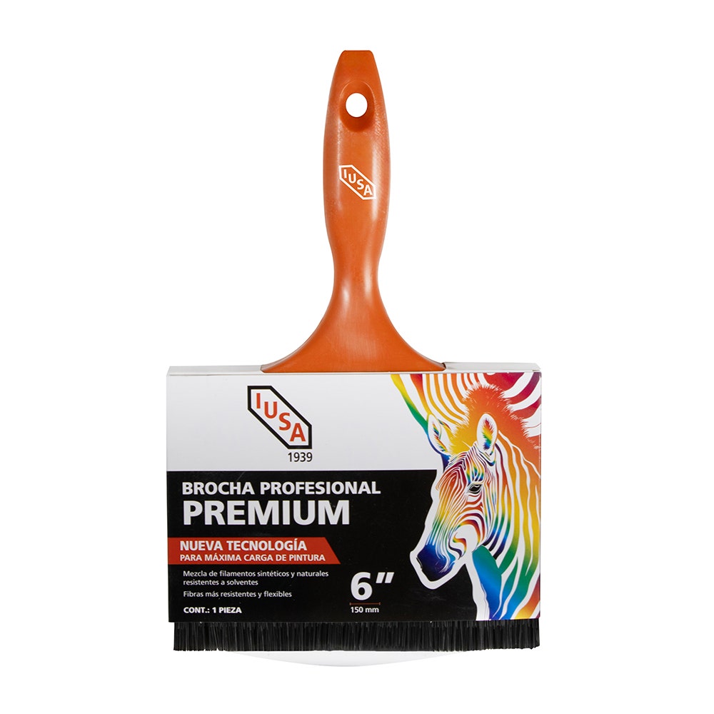 IUSA - Brocha Profesional Premium, 6", IUSA
