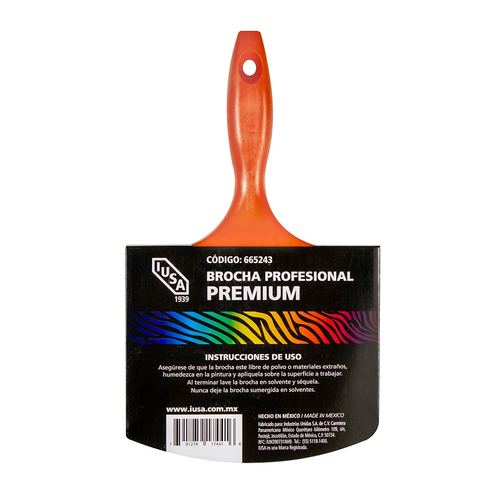 IUSA - Brocha Profesional Premium, 6", IUSA