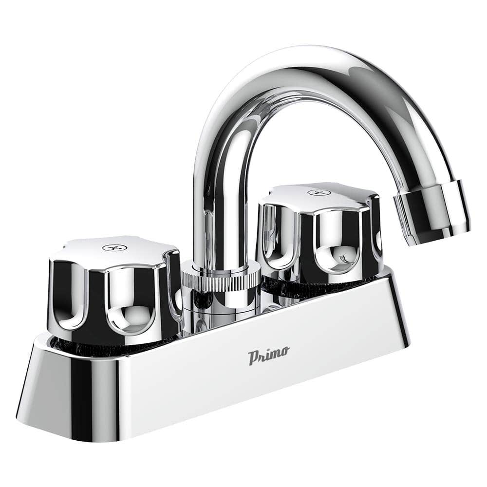 IUSA - Mezcladora ABS para Lavabo, Cuello Curvo, Manerales Hexagonales, Primo Basi-k, IUSA