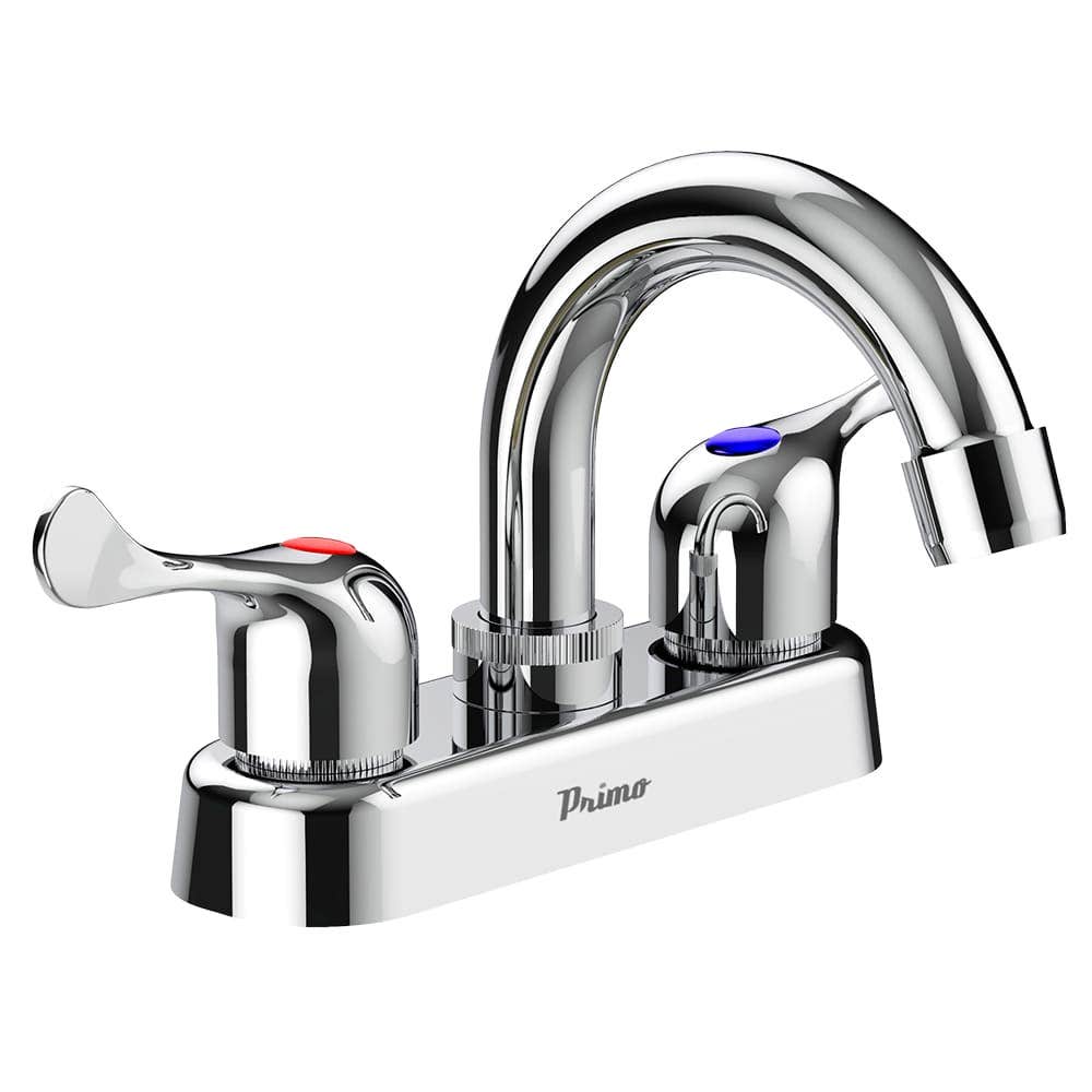 IUSA - Mezcladora ABS para Lavabo, Cuello Curvo, Manerales de Palanca, Primo Basi-k, IUSA