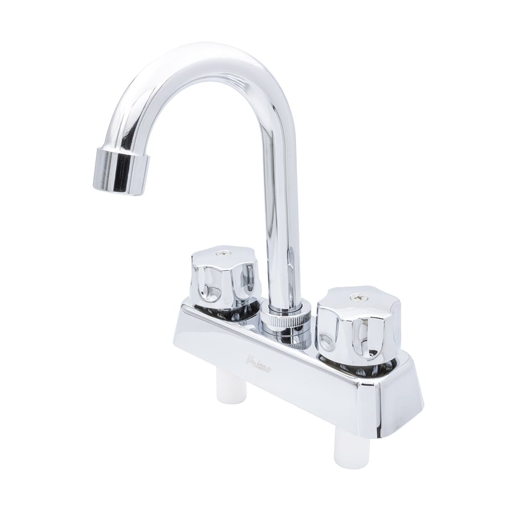 IUSA - Mezcladora ABS para Lavabo, Cuello Tipo Bar, Manerales Hexagonales, Primo Basi-k, IUSA