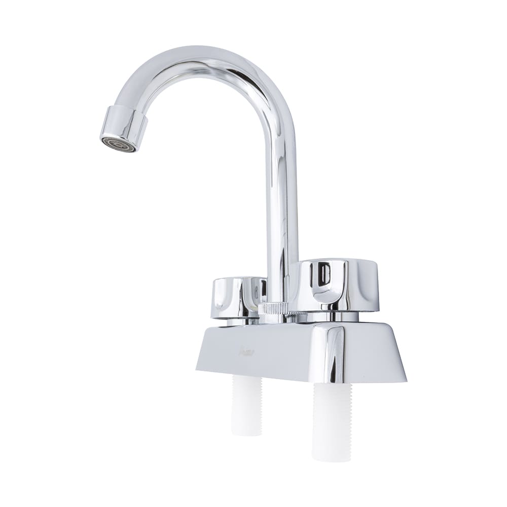IUSA - Mezcladora ABS para Lavabo, Cuello Tipo Bar, Manerales Hexagonales, Primo Basi-k, IUSA