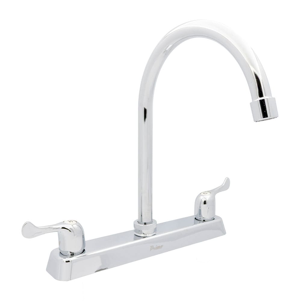 IUSA - Mezcladora ABS para Cocina, Cuello Curvo, Manerales de Palanca, Primo Basi-k, IUSA