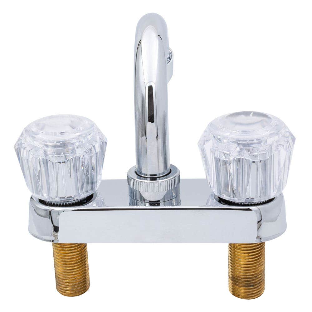 IUSA - Mezcladora de 4” para Lavabo con Manerales de Acrílico, Primo Esencial, IUSA