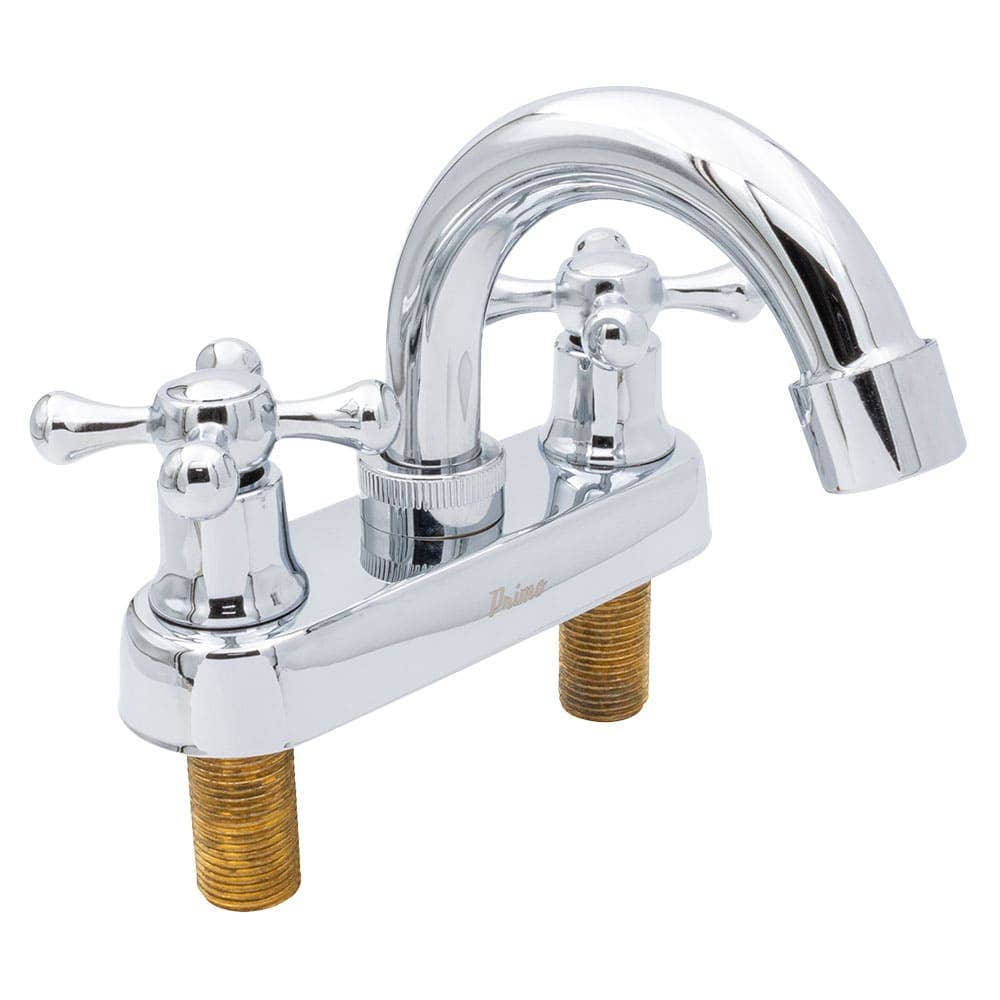 IUSA - Mezcladora de 4” para Lavabo con Manerales de Cruceta, Primo Esencial, IUSA