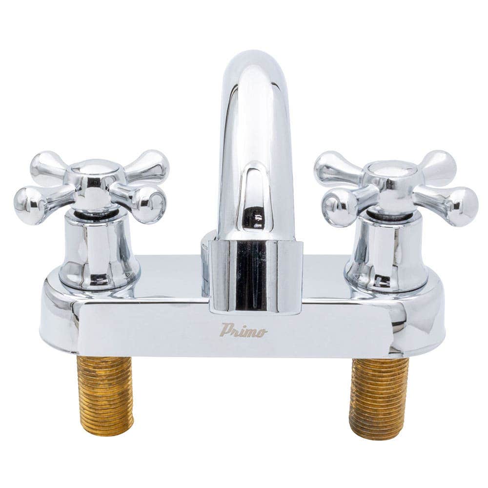 IUSA - Mezcladora de 4” para Lavabo con Manerales de Cruceta, Primo Esencial, IUSA