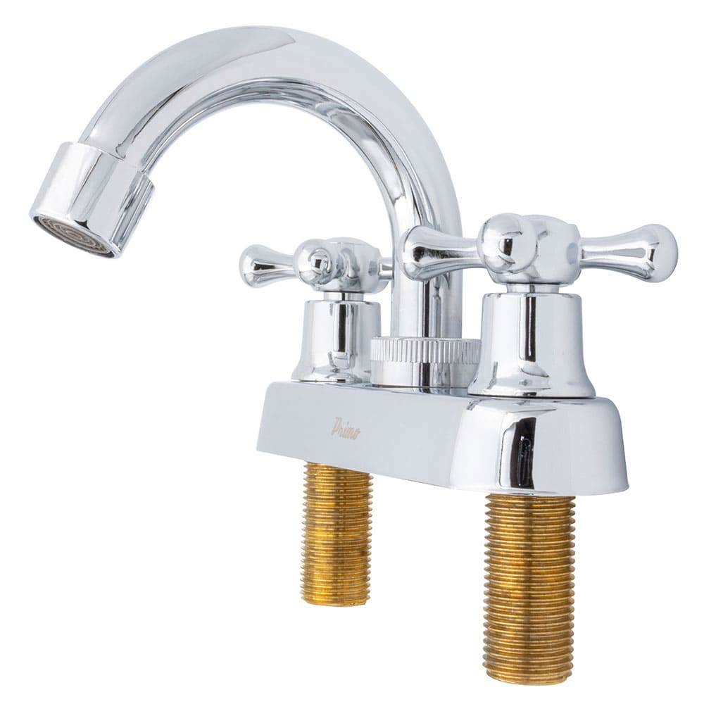 IUSA - Mezcladora de 4” para Lavabo con Manerales de Cruceta, Primo Esencial, IUSA