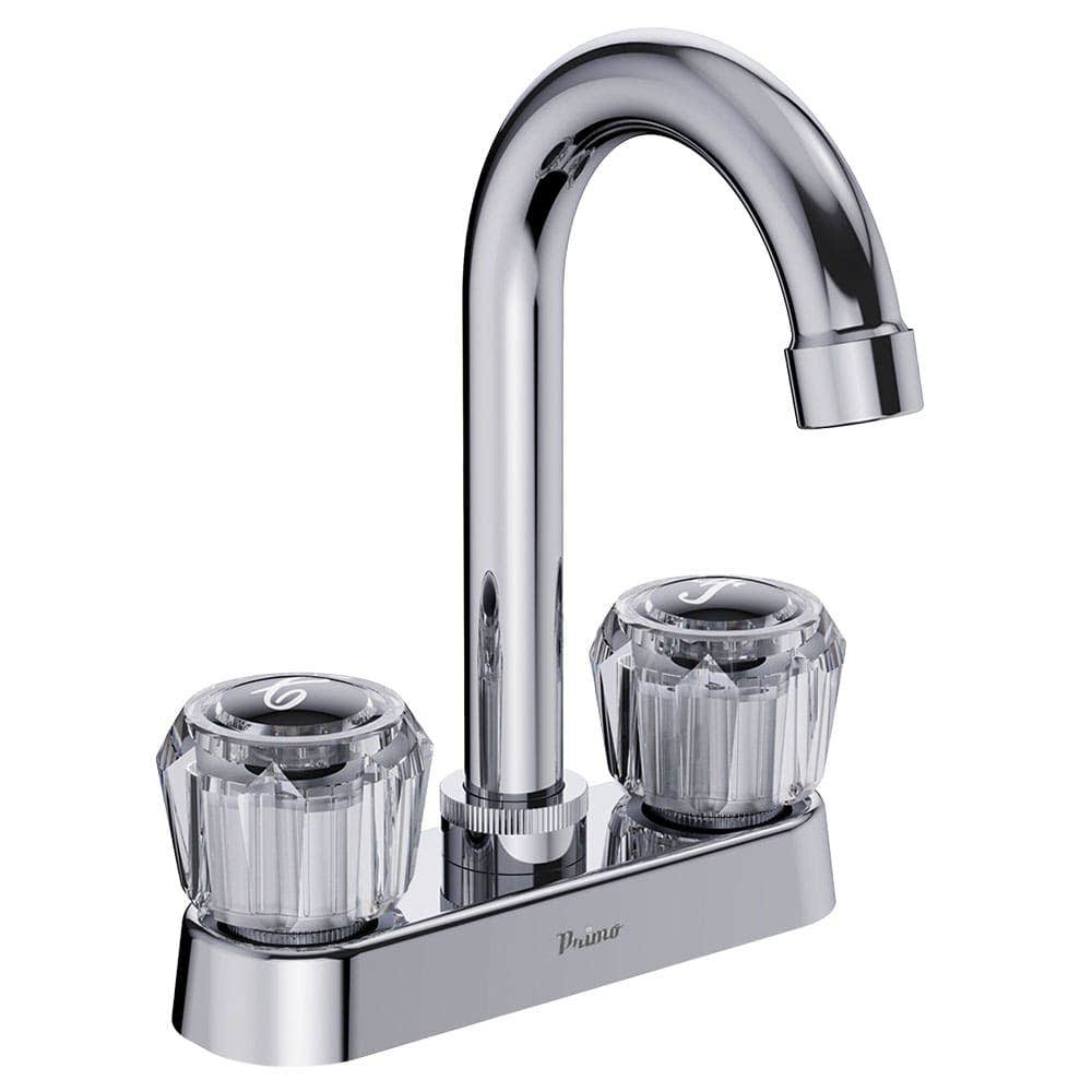 IUSA - Mezcladora de 4” para Lavabo con Manerales de Acrílico, Primo Esencial, IUSA