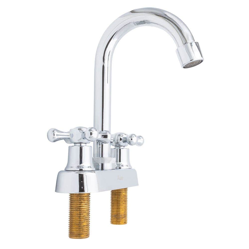 IUSA - Mezcladora de 4” para Lavabo con Manerales de Cruceta, Primo Esencial, IUSA 