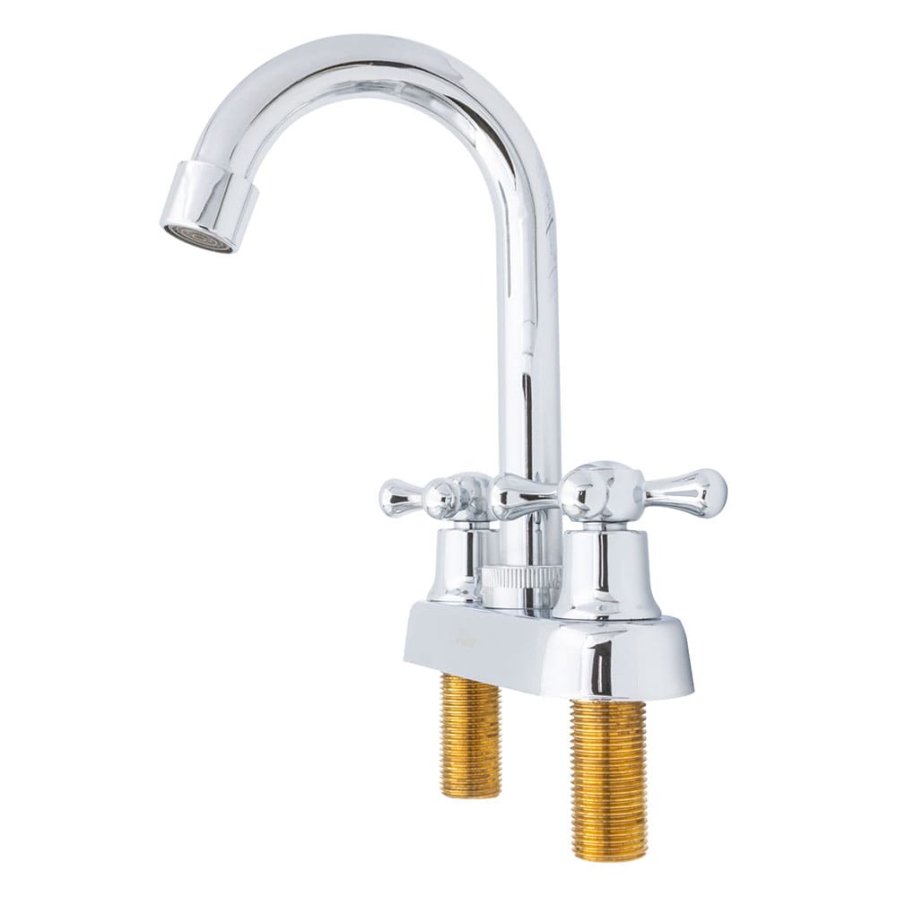 IUSA - Mezcladora de 4” para Lavabo con Manerales de Cruceta, Primo Esencial, IUSA 