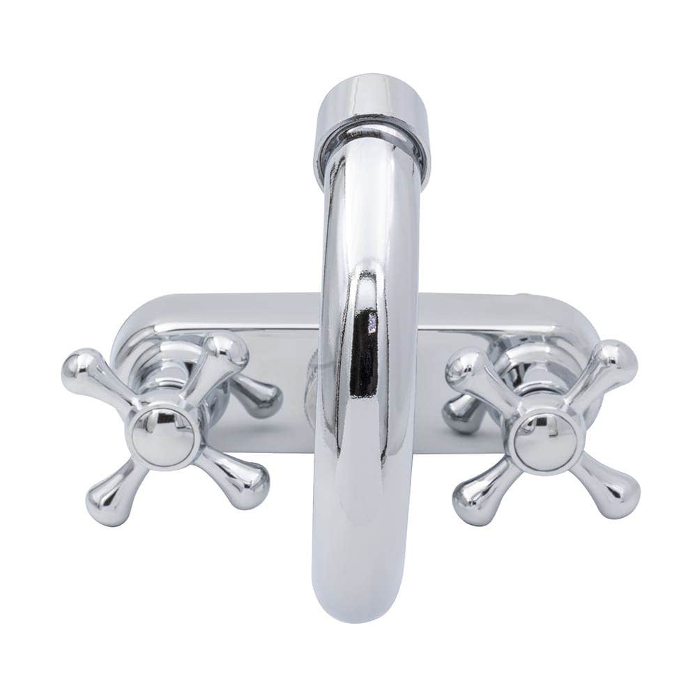 IUSA - Mezcladora de 4” para Lavabo con Manerales de Cruceta, Primo Esencial, IUSA 