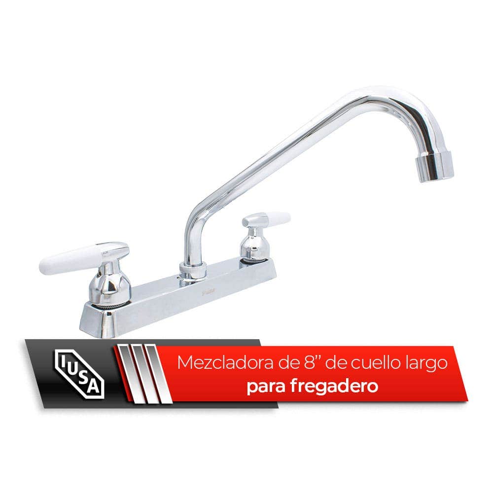 IUSA - Mezcladora de 8” para Cocina con Manerales Tipo Cono, Primo Esencial, IUSA