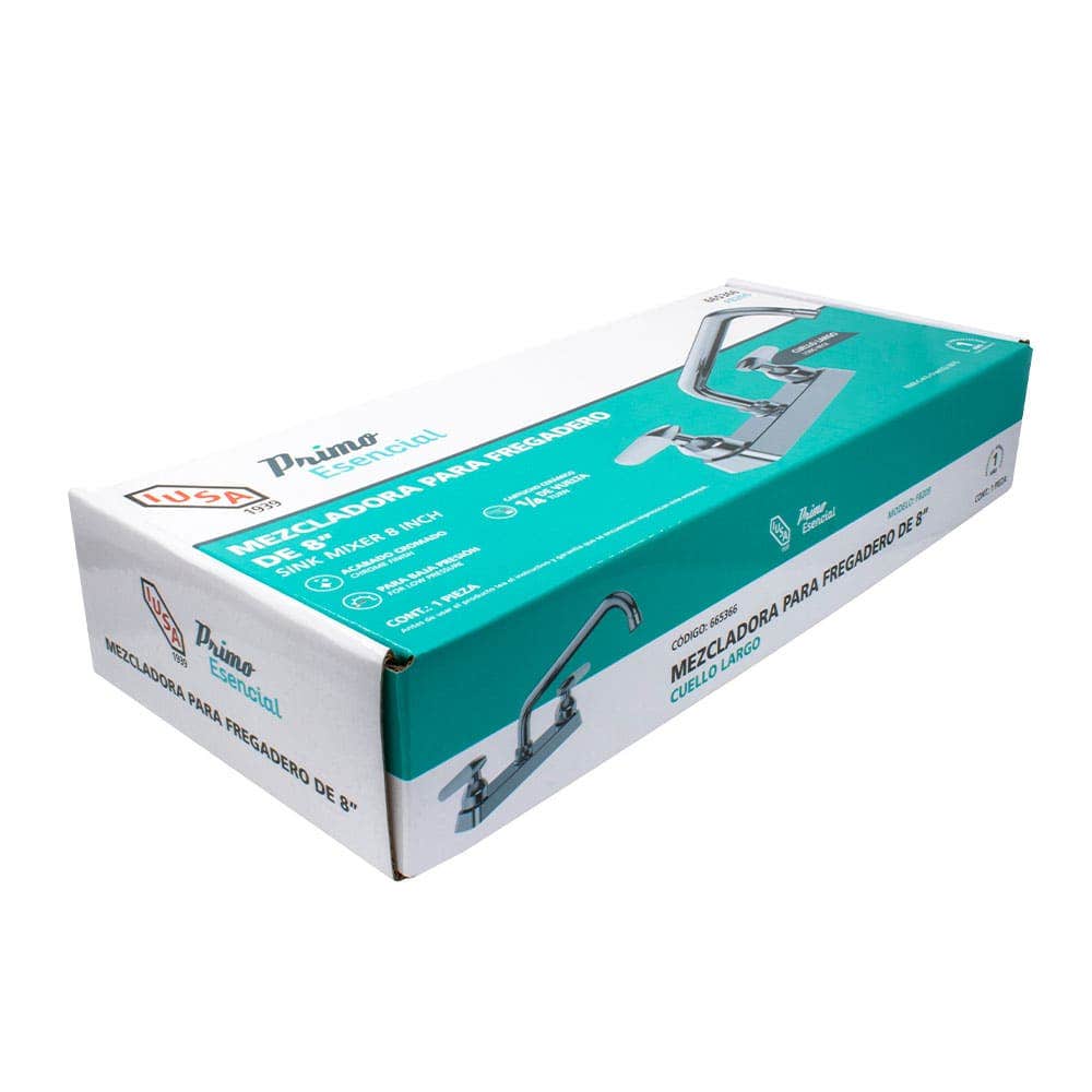 IUSA - Mezcladora de 8” para Cocina con Manerales Tipo Cono, Primo Esencial, IUSA